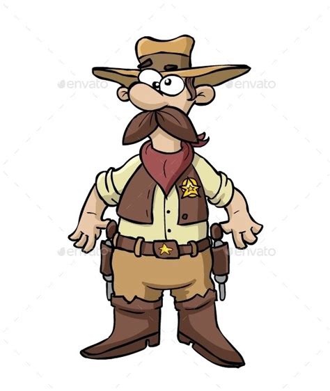 Cowboy Cartoon Character