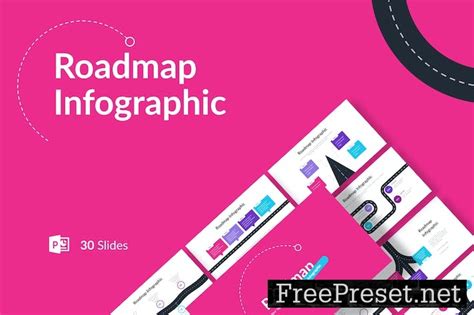 Roadmap Infographic Presentation PowerPoint WK9T28D