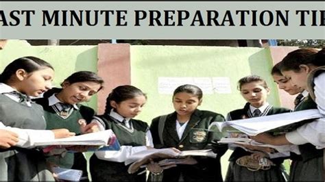 Tips For Last Minute Revisions Of Cbse Board Exams 2018