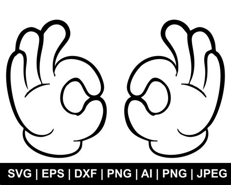 Mickey Mouse Dope Hands Logo