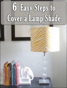 Easy Steps To Cover A Lamp Shade Lampshade Makeover Lampshade Redo