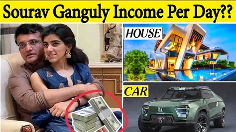 Cricketer Sourav Gangulys Income Networth Car Collection House