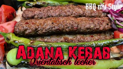 Adana Kebap Original Rezept Adana Kebab mit Zwiebelsalat Türkische