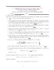 PracticeMidterm Pdf The Solution Will Be Discussed In The Lecture And