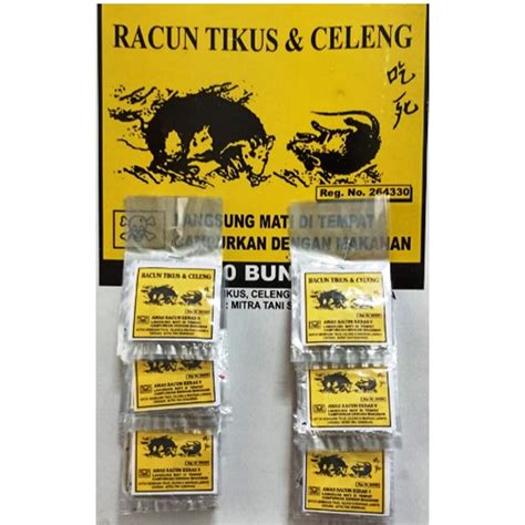 Jual Racun Tikus Dan Celeng Ciak Sie Tikus Tewas Seketika Harga Per