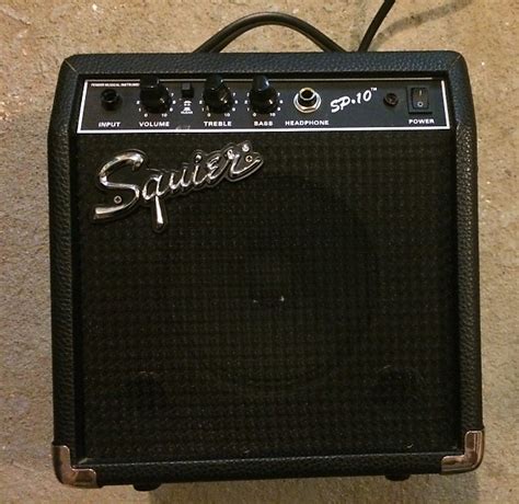 Squier Sp10 1x6 10w Guitar Combo Amp Black Reverb