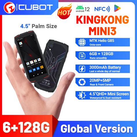 Cubot Kingkong Mini Rugged Phone Mah Dual Sim Nfc Gps