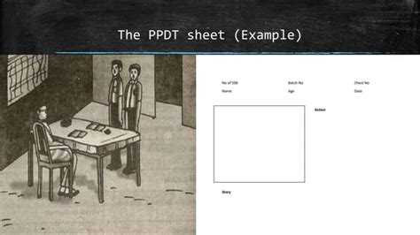 PPDT Picture Perception And Description Test In SSB PPT