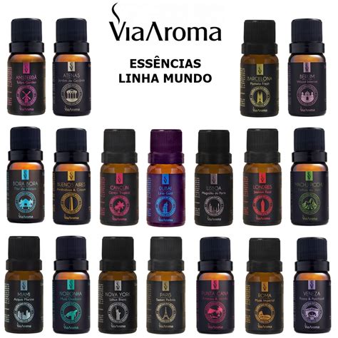 Ess Ncia Via Aroma Linha Mundo Escolha Seu Aroma Aromatizador