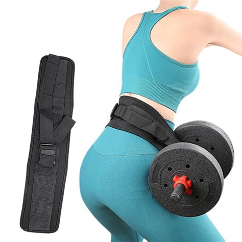 Exercise Hip Thrust Belt Easy To Use With Dumbbells Kettlebells Or