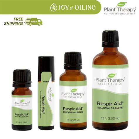 Plant Therapy Respir Aid Essential Oil Blend 10ml 30ml 100ml Pre