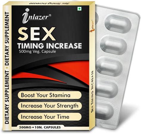 Inlazer S Ex Time Sex Time Capsules For Stamina Fast Acting Hard Sex Orgasm Price In India Buy