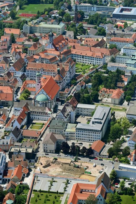 Luftaufnahme Dillingen An Der Donau Baustelle Zum Neubau Eines Wohn