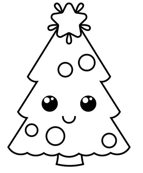 Dibujos de Árbol De Navidad para colorear e imprimir ColoringOnly