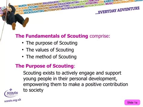 Ppt The Fundamentals Of Scouting Comprise The Purpose Of Scouting