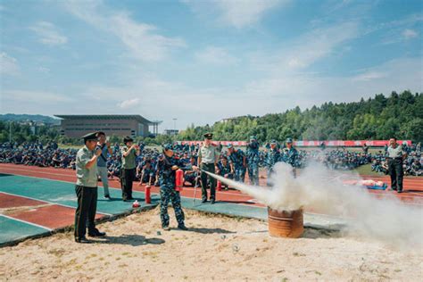 我校开展消防安全教育进军训活动 景德镇陶瓷大学官方网站