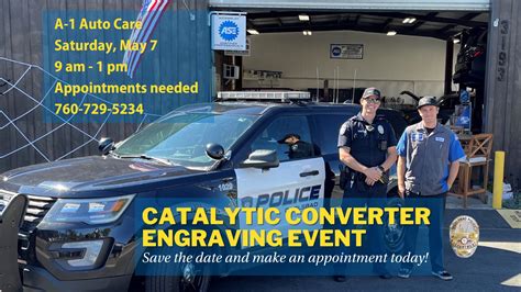 Carlsbad Police On Twitter Join Us For Our Second Free Catalytic