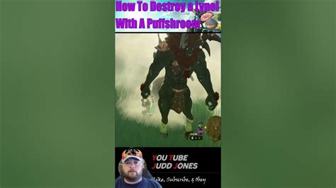 How To Kill A Lynel Easy Puffshroom Strategy Zelda Tears Of The Kingdom Youtube