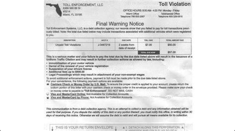 Scam Alert Fdot Warns Of Fake Toll Violation Notices