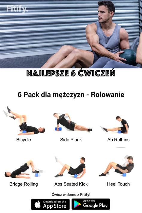 Najlepsze 6 ćwiczeń 6 Pack Dla Mężczyzn Rolowanie Ćwiczenie Mięśni