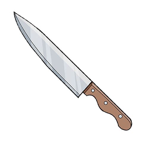 How To Draw A Knife Easy Drawing Tutorial For Kids