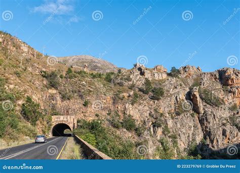 Road Tunnel On The Du Toitskloof Pass Stock Image Image Of