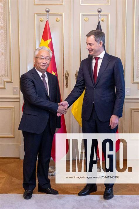 China Vice Premier Zhang Guoqing And Prime Minister Alexander De Croo