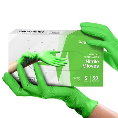 Green Nitrile Gloves