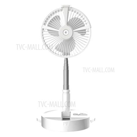 H9 Portable Folding Retractable Fan Usb Charging Floor Fan Humidifying Water Spray Fan