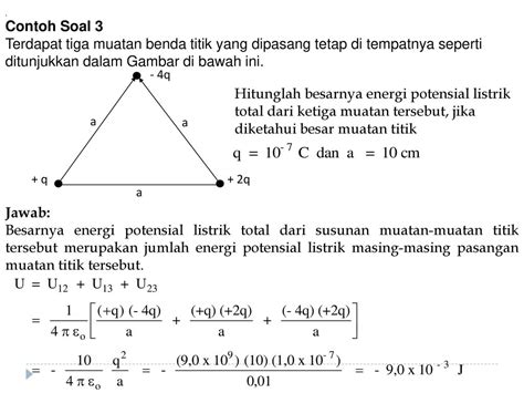 Contoh Soal Energi Potensial Listrik 53 Koleksi Gambar