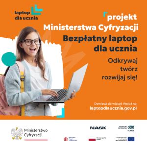 Trwa Realizacja Programu Ministerstwa Cyfryzacji Laptop Dla Ucznia W