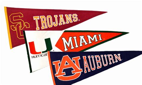 College Pennants Printable