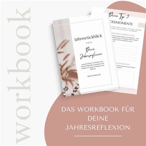 Jahresrückblick Workbook Die Perfekte Vorlage Für Deinen Ganz