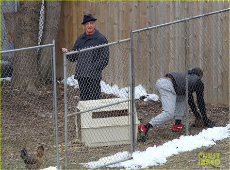 Michael B Jordan Chases Chickens Under A Time Limit On Creed Set