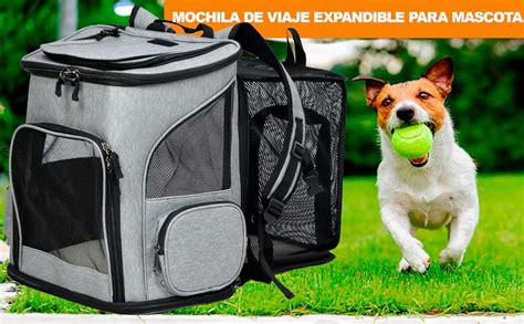 OGAGU Mochila Transportadora Para Llevar Mascotas Perros Y Gatos