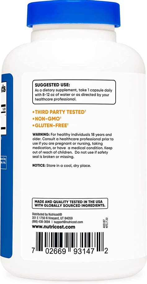Nutricost Horny Goat Weed Extract Epimedium Mg Capsules