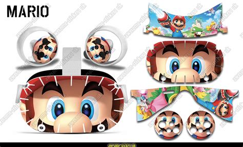 Meta Quest 2 Vinyl Sticker Wrap 030 Mario Awesome Stickers Uk