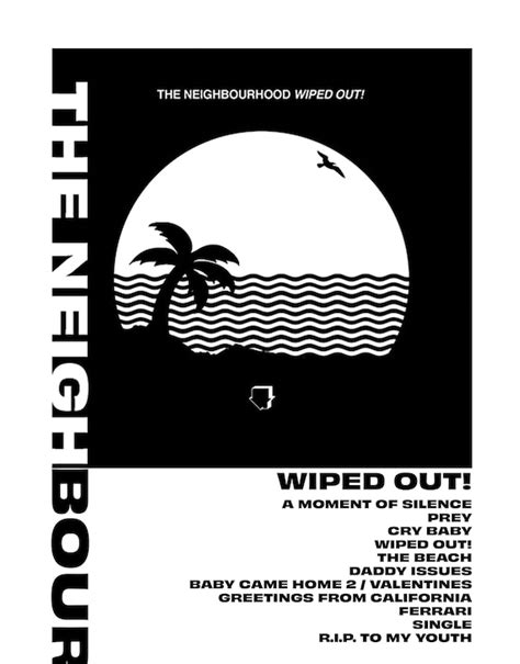 Wiped Out The Neighbourhood 8 x 10 Album Poster | Etsy