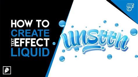 How To Create A Liquid Text Effect In Coreldraw Youtube