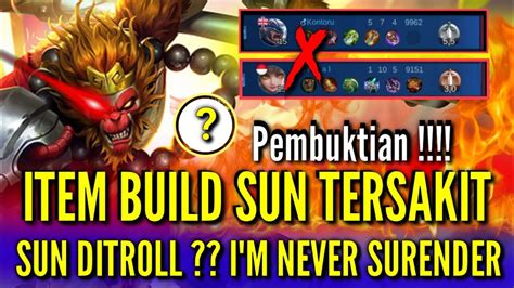 Sun Ditroll Ini Item Sun Tersakit Build Sun Tersakit Dan