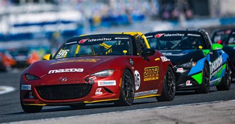 Thomas Wins Mazda Mx Cup Race In Dash To Checkered Flag Imsa