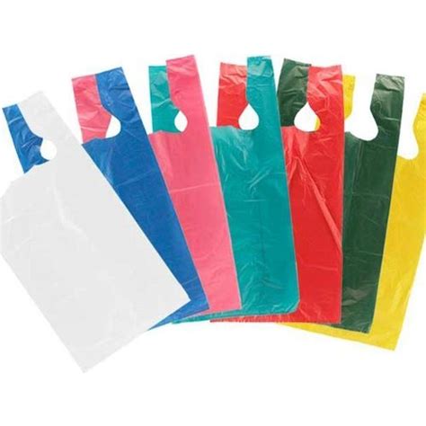 HDPE Muiti Color Polyethylene Carry Bag For Grocery Capacity 1 To 5