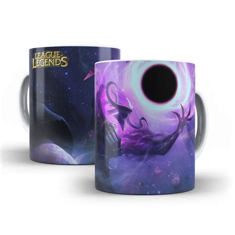 Caneca League Of Legends Gamer Thresh Estrela Negra Elo7