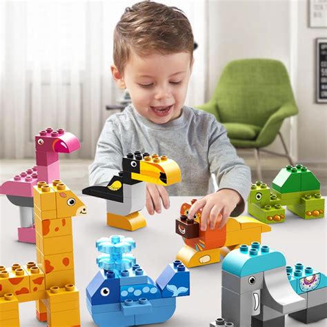 Conjunto Blocos De Montar Pequenos Estilo Brinquedo Educativo Infantil