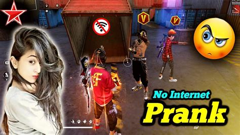 No Internet Prank Free Fire Lone Wolf Prank Video Free Fire Prank