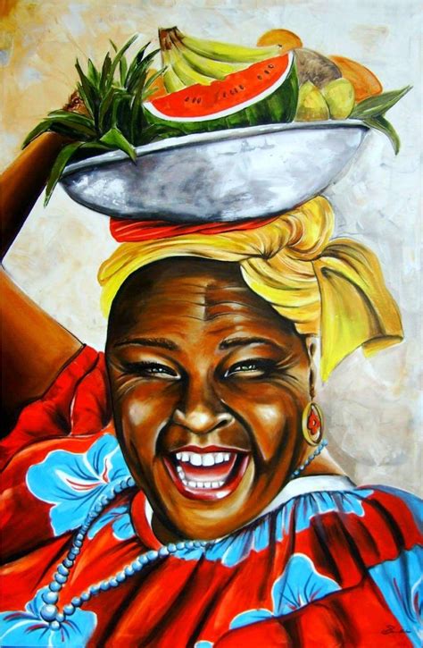 Pin By Melis Hay On Mom And Baby Caribbean Art African Paintings