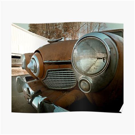 Abandoned Studebaker Commander Poster For Sale By Mal Photography