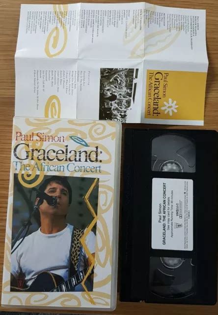 PAUL SIMON Graceland The African Concert VHS 7 99 PicClick UK