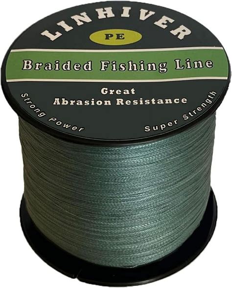 LinHiver Braided Fishing Line Strong Power Great Abrasion Resistance