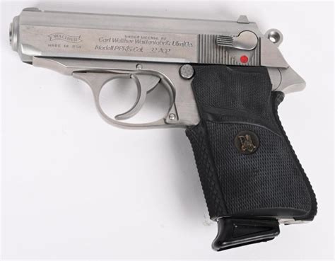 Sold At Auction Rare Acp Stainless Walther Ppk S By Interarms